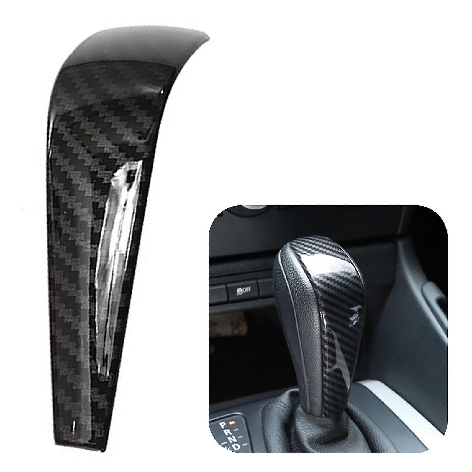 ABS ألياف الكربون سيارة فرملة اليد ملصق والعتاد التحول مقبض الباب غطاء شل لبي ام دبليو 3 سلسلة E91 E90 E92 E93 2006-2012 ضبط الملحقات