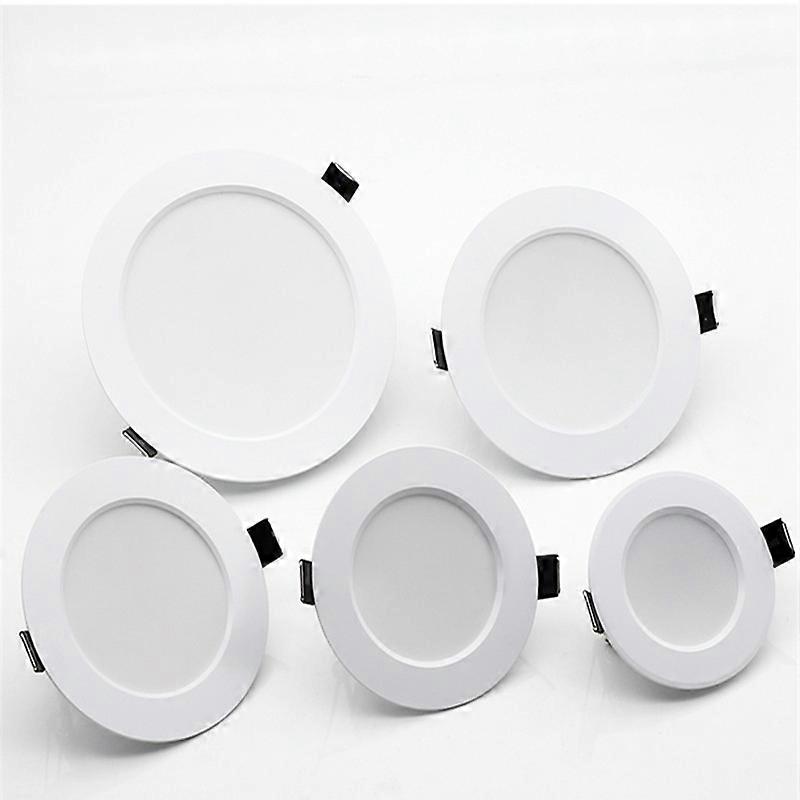 Recessed Round Led Ceiling Lamp Dimmable Embedded Downlight AC85V-240V Led Spot Light 7W 9W 12W 15W 18W LED Downlight Waterproof