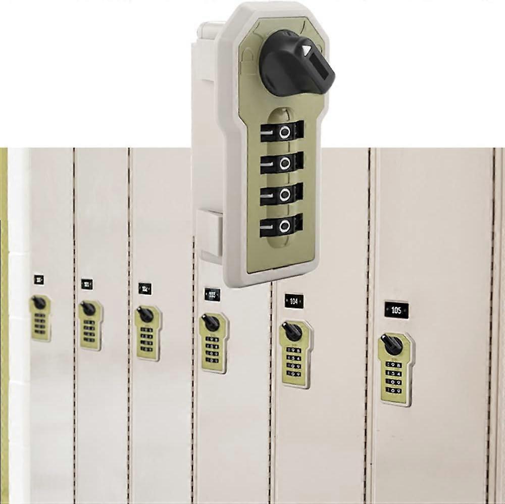 4 Digit Security Code Lock with Key85*38*21mm, 4-Digit Combination Padlock, Password Lock for Cabinet Cupboard Drawer Box