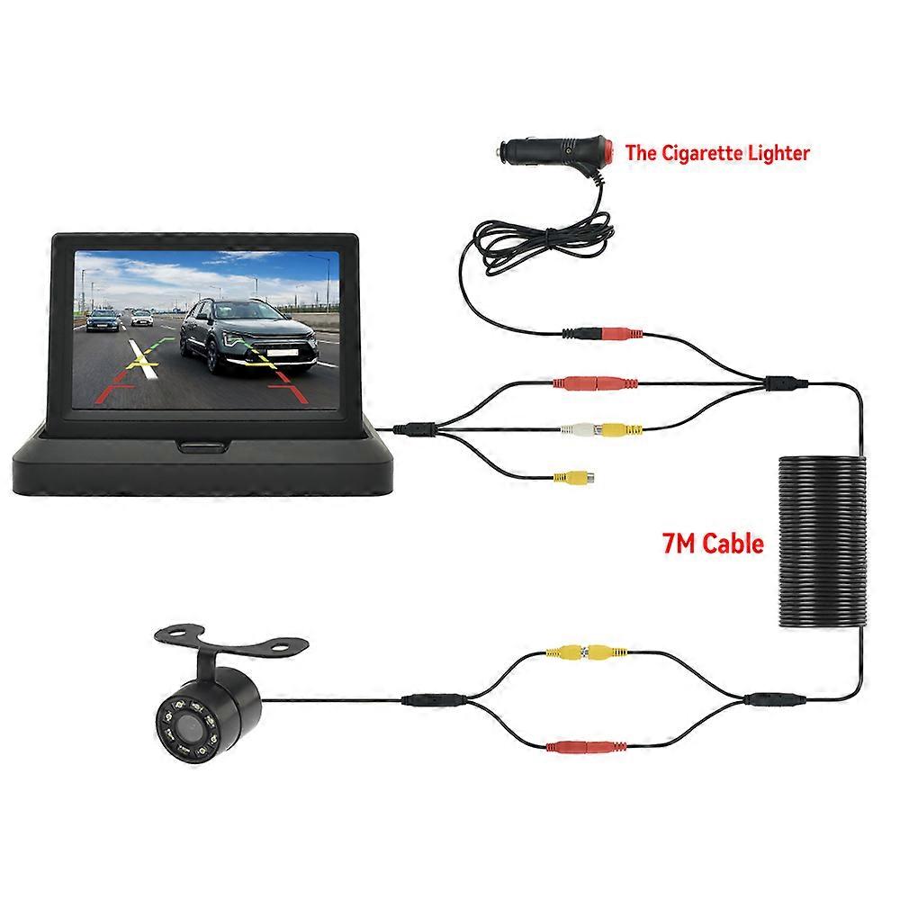 MJDOUD Car Rear View Camera with 5\