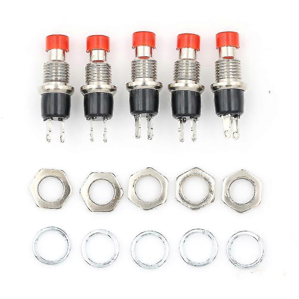 5pcs 5mm Momentary Push Button Switch Press The Reset Switch Normally Open Hfmqv