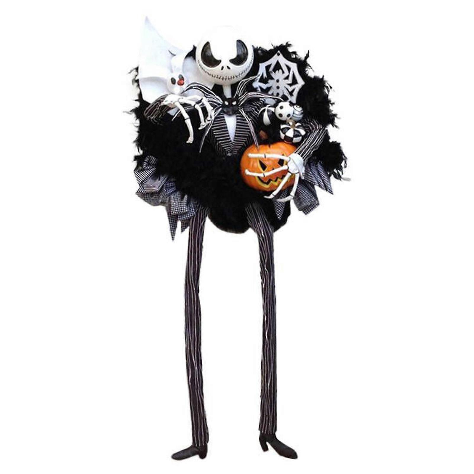 Halloween Jack Flower Wreath With Box Packaging
