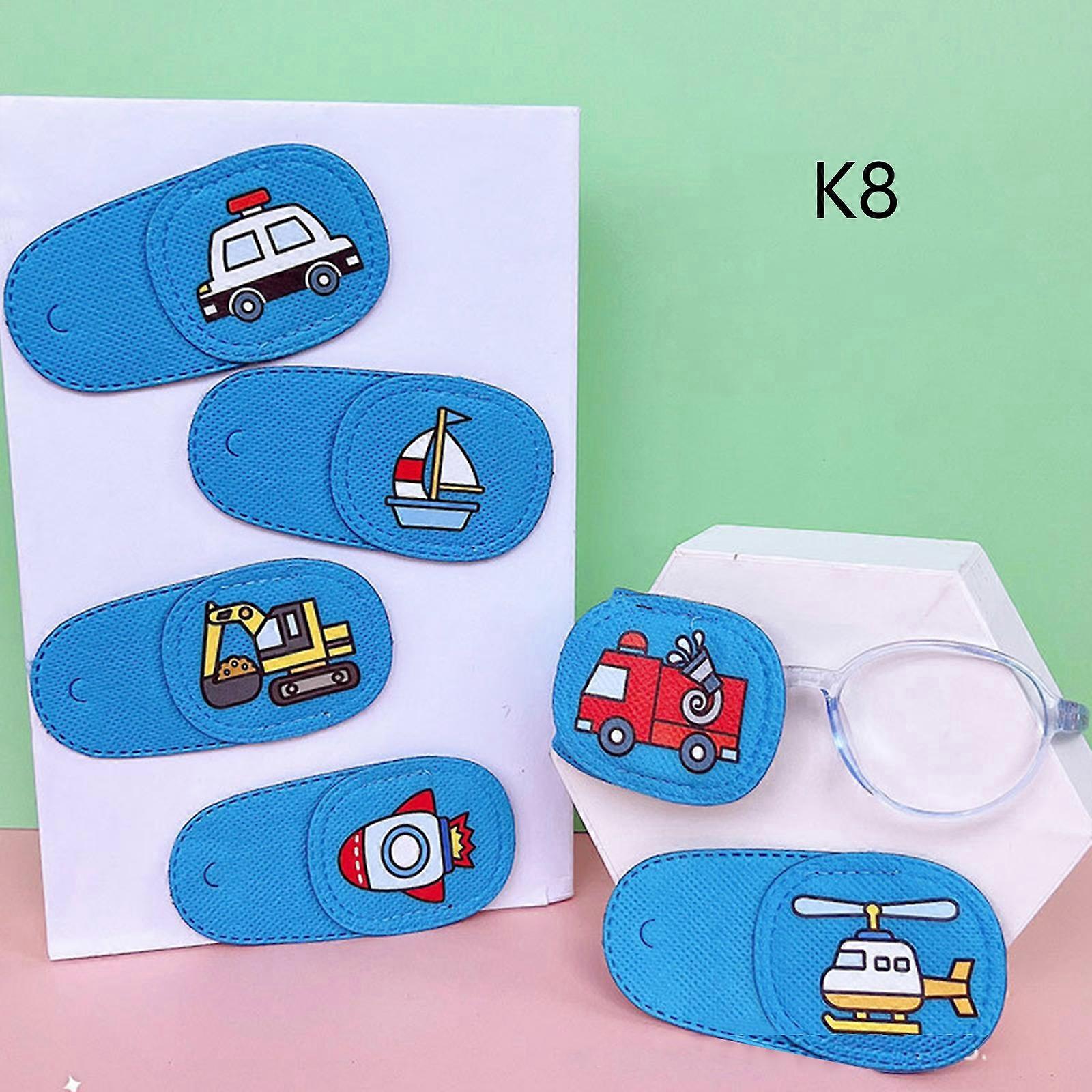 6 Pcs Eye Patch for Glasses, Glasses Blindfold, Single Blindfold Left & Right Eye Blindfold for Lazy Eye Amblyopia