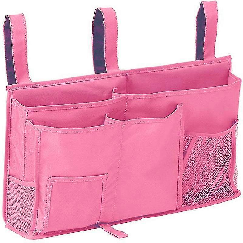 Pink Bedside Storage Hanging Bag