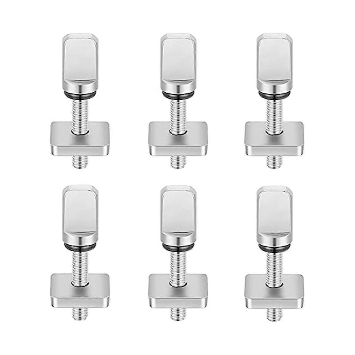 6 PCS Surfboard Fin Screws, No Tool Stainless Steel Thumb Fin Screw for SUP Surf Longboard Paddlebo