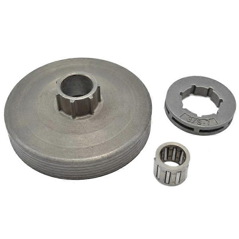 Chain Saw 3/8-7T Rim Sprocket With Chainsaw Clutch Drum For 45Cc 52Cc 58Cc Gasoline Engineg Parts R