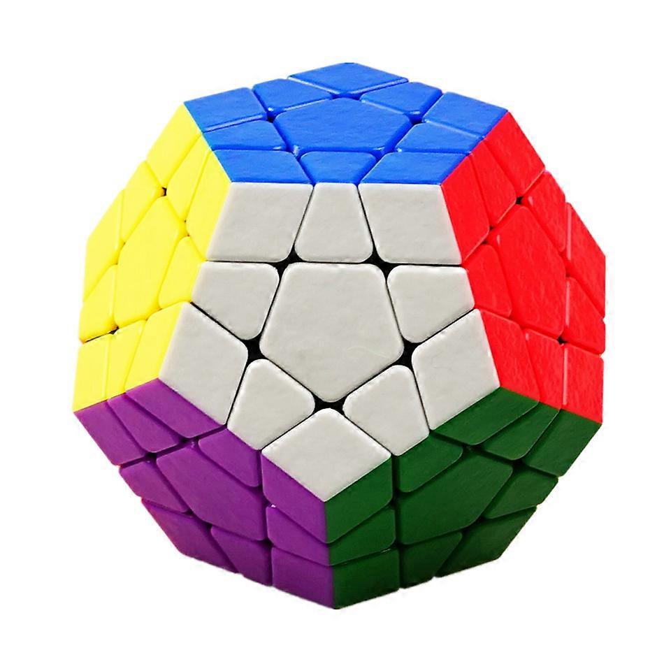 3x3 Megaminxeds Cube Stickerless 3x3x3 Gem Magic Cube Frosted 3Layers Speed Professional Megaminx Puzzle Toys