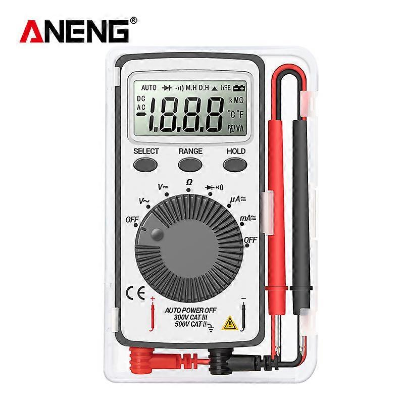 Aneng digital display multimeter ultra thin Mini voltmeter ammeter portable card digital multimeter an-101