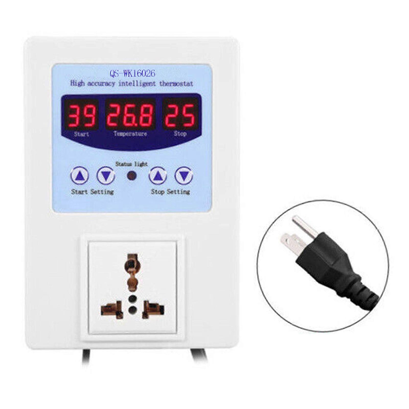 Digital Temerpature Controller High Precision AC 110V-240V Sensor Thermostat