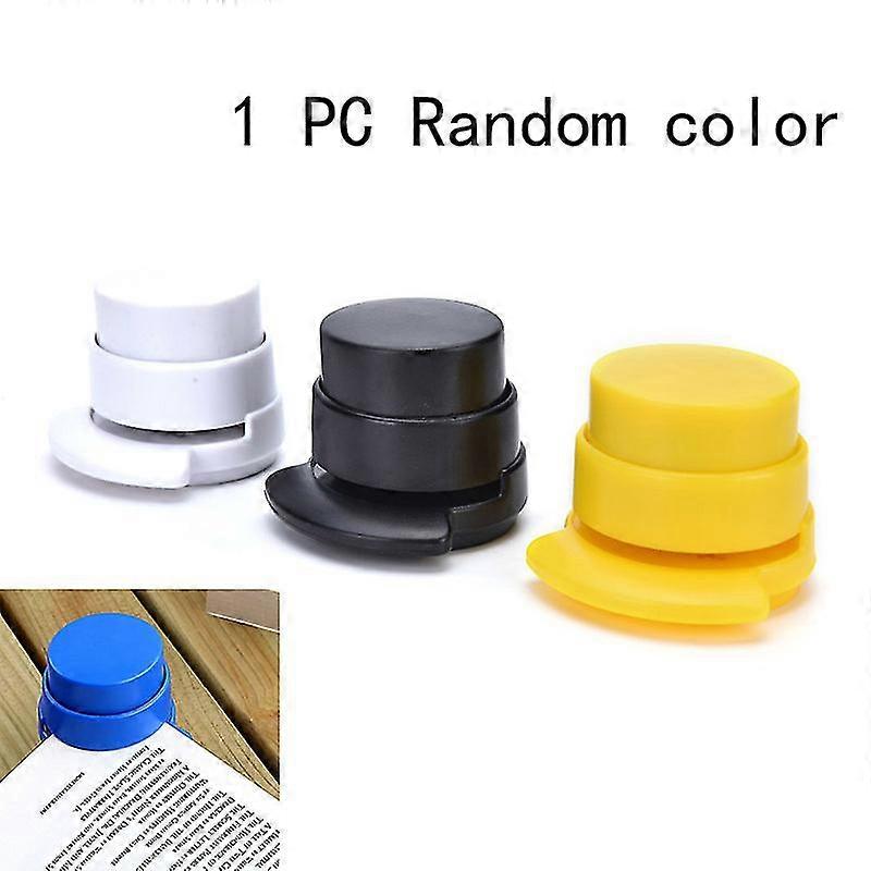 1x Office Home Staple Free Stapleless Stapler Paper Binding Binder Paperclip