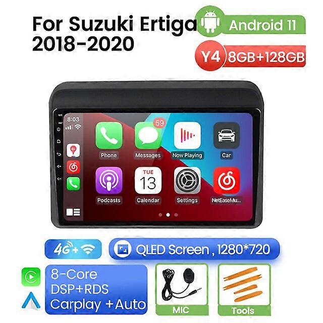 2 DIN Car Android Radio multimedia Player For Suzuki ERTIGA 2018 2019 2020 8 Core 9" 1280*720 Bluetooth 2 Din Car DVD GPS RDS BT