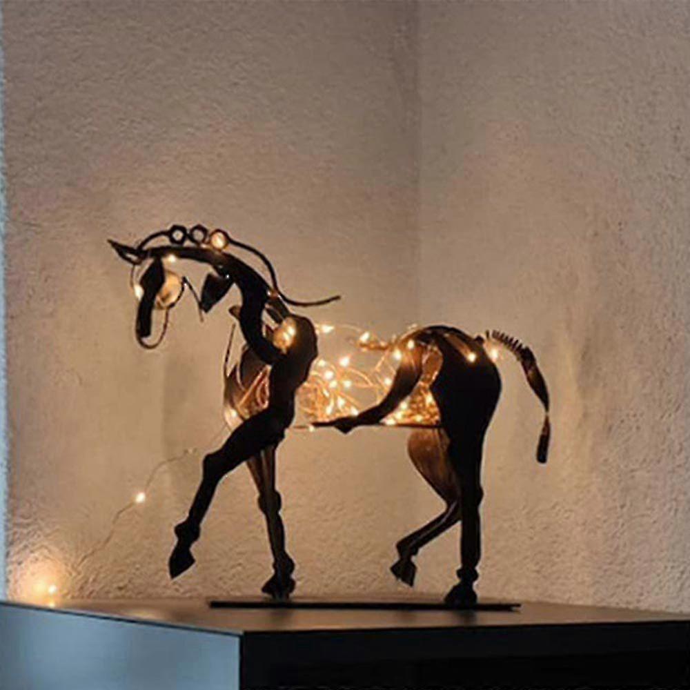 Kovová konská socha Adonis Horse Statue Decor