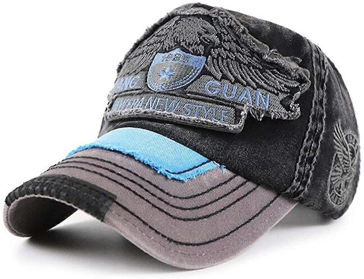 Distressed Baumwolle Baseball Cap Freizeit Outdoor Cap Unisex