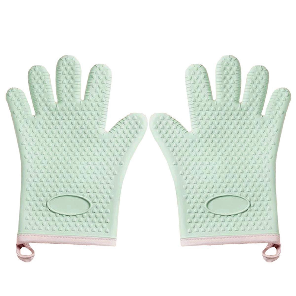 Heat-Resistant Silicone Oven Gloves