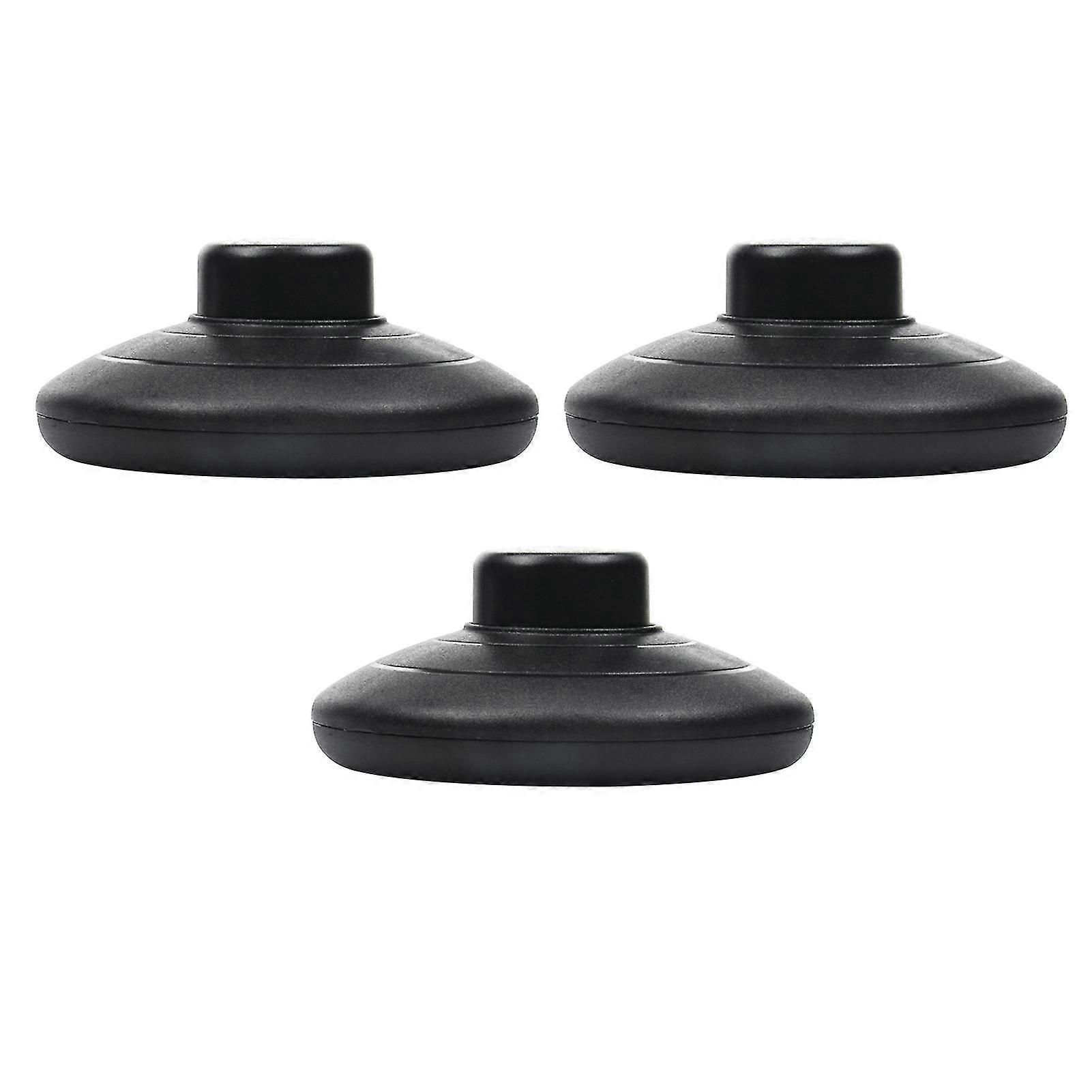 3pcs For Floor Lamp Foot Switch Step On Button Durable Round Shape
