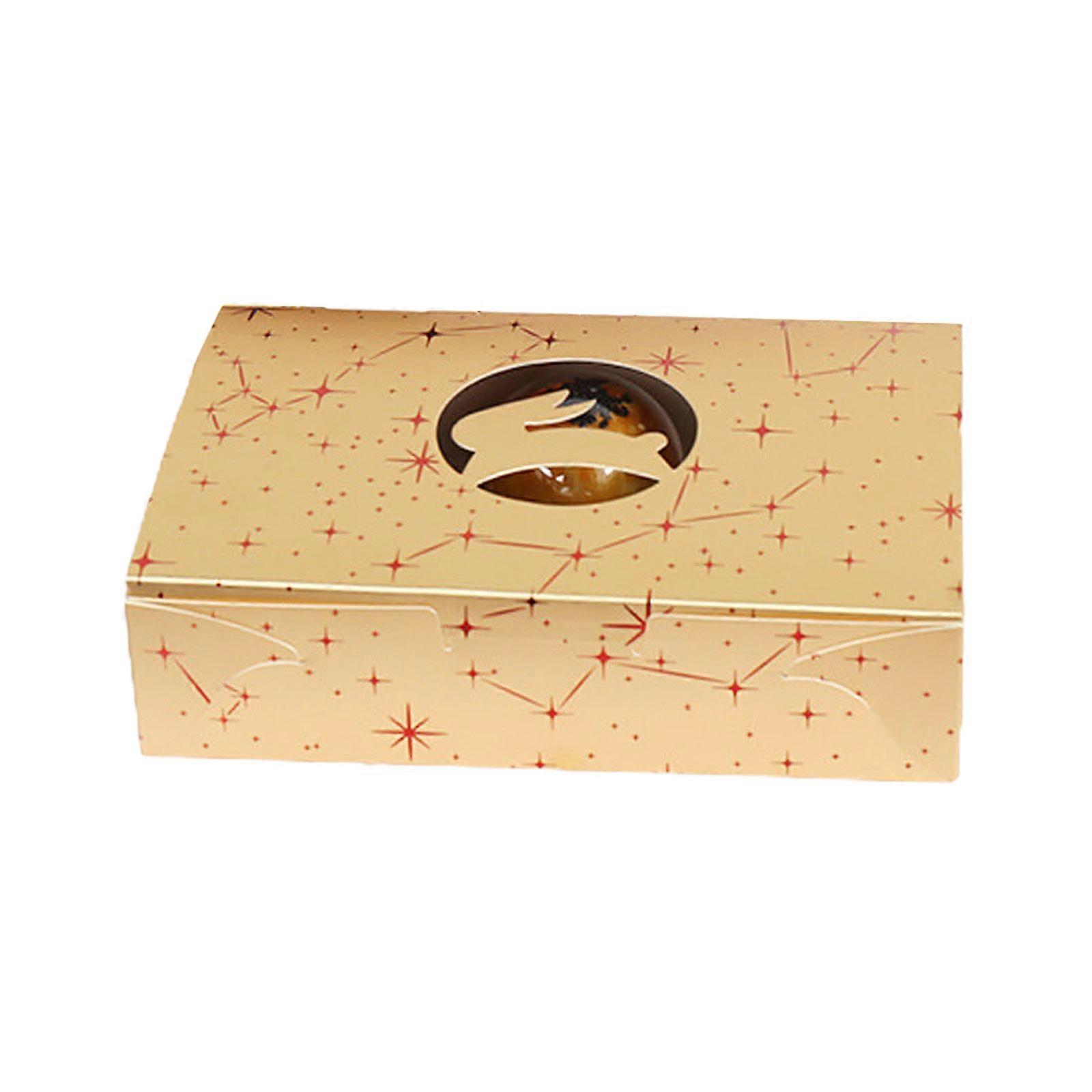 Cupcake Mooncake Dessert Chocolate New Year Packaging Gift Box with Partition