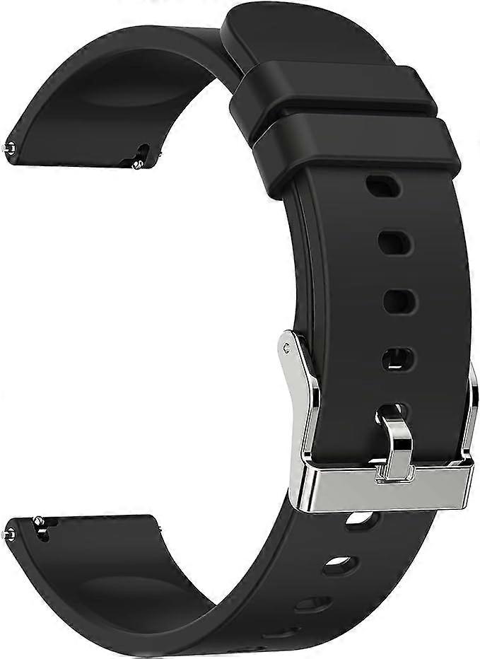 P22 P32 P36 Smartwatch Strap, 20mm Soft Silicone Replacement Strap Adjustable Sports Watch Straps for Smart Watch
