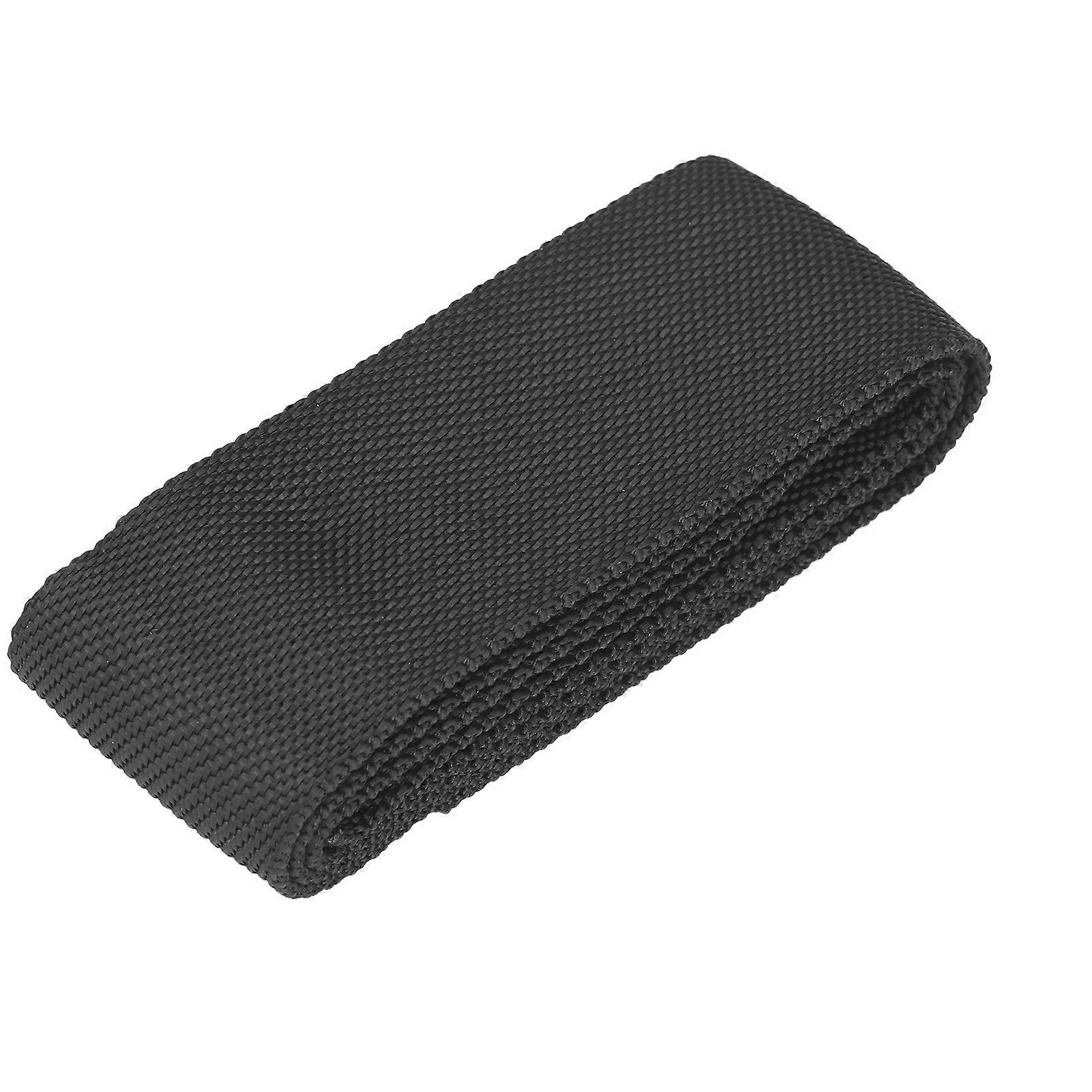 Polyester Winch Rope Protective Sleeve Black Universal compatible with 5cm/1.97in Width Cable Line