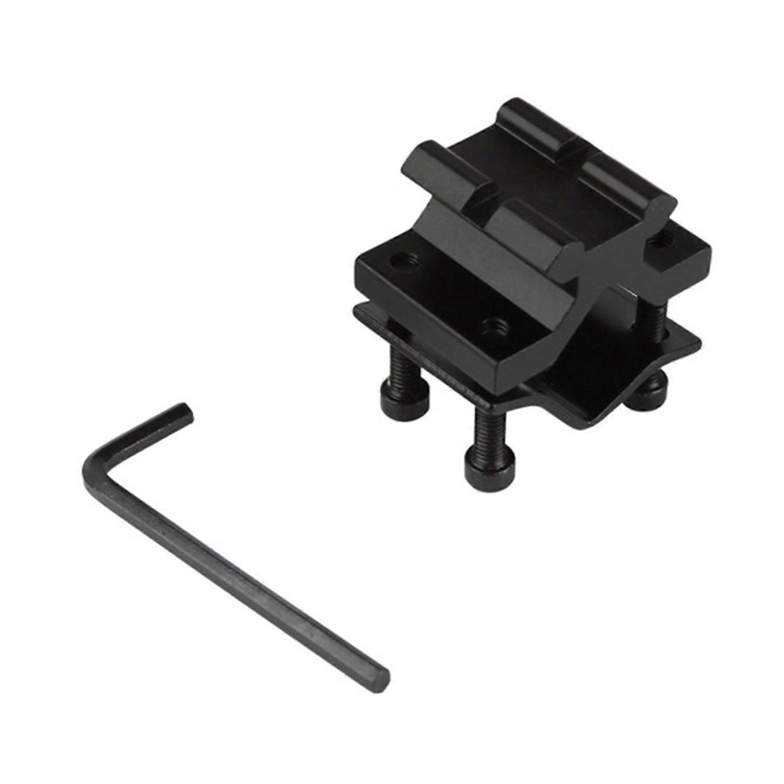 Flashlight Bracket Adjustable Bipod Adapter with Rail Barrel Tube Mount