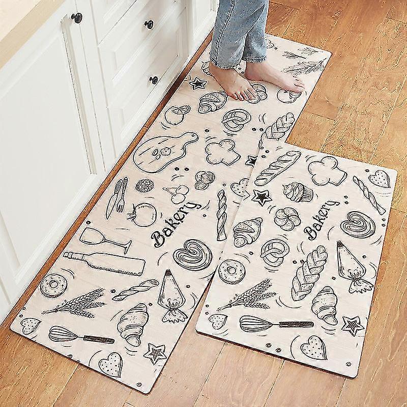 Bath Mat Non Slip Absorbent Shower Bathroom Rug Carpet Simple No.41