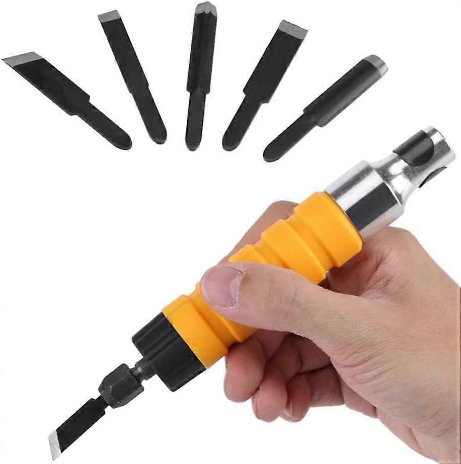 Electric Chisel for Woodworking Carving Woodworking Tools Electric Drill (Flexible Shaft Not Included)