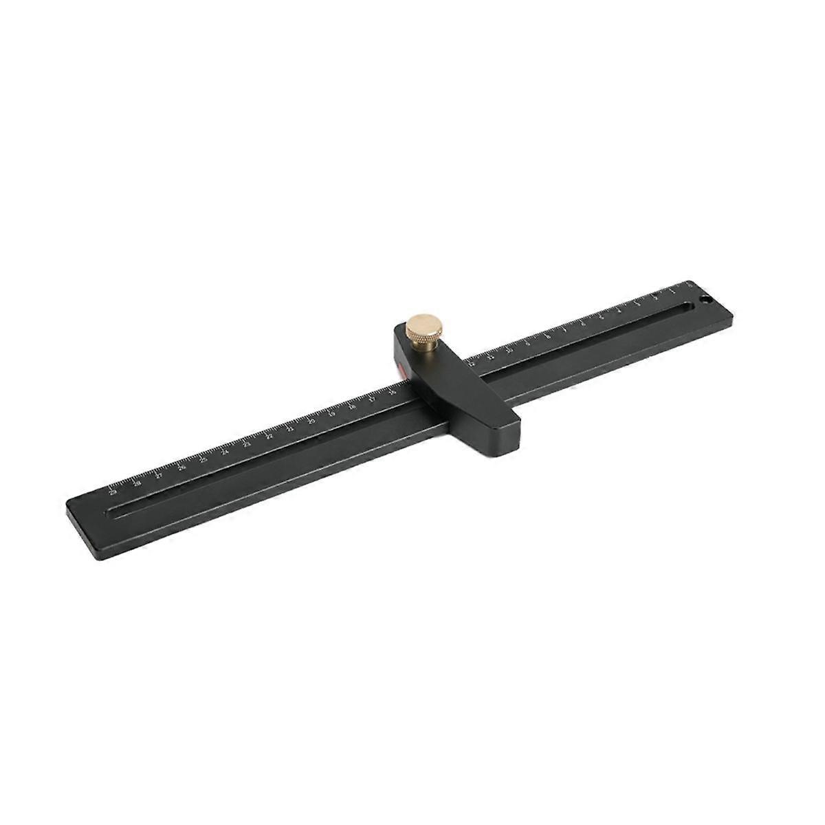 Scribing Ruler Sliding Aluminum Alloy Marking Gauge High Precision Measuring Tools Angle Ruler Woodworking Tool
