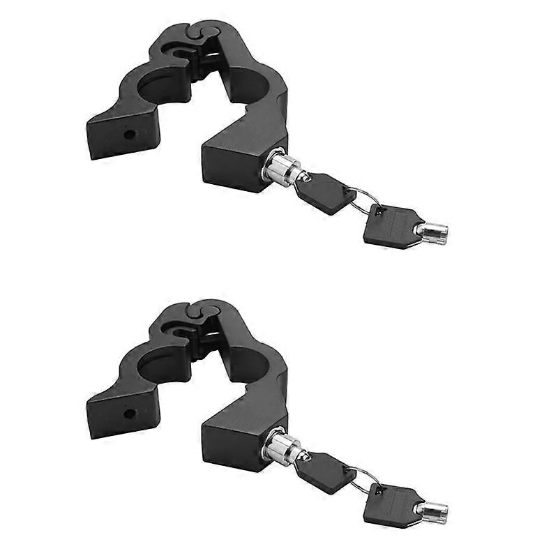 2X Motorcycle Lock-A Grip/Throttle/Brake/Handlebar Lock To Secure Your Bike, Scooter, Moped Or ATV In Under 5 Seconds