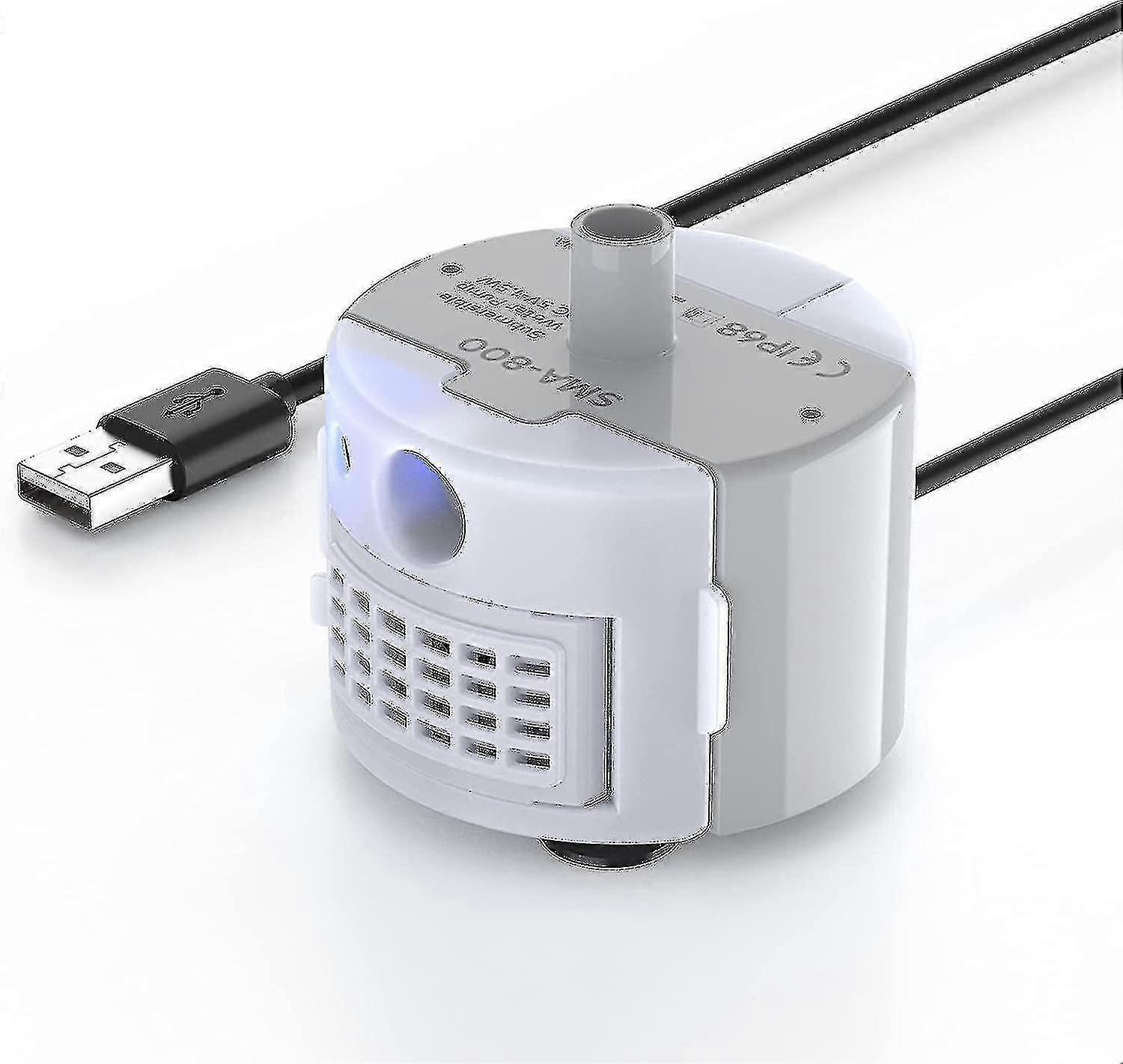 Pompe de fontaine d’eau cat avec lumière LED, ultra silencieuse, longue durée de vie, ip68 étanche