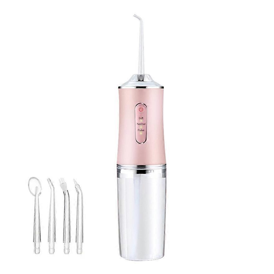 Portable Tooth Flosser with USB Charging, Professional Cordless Tooth Flosser, 4 Modes