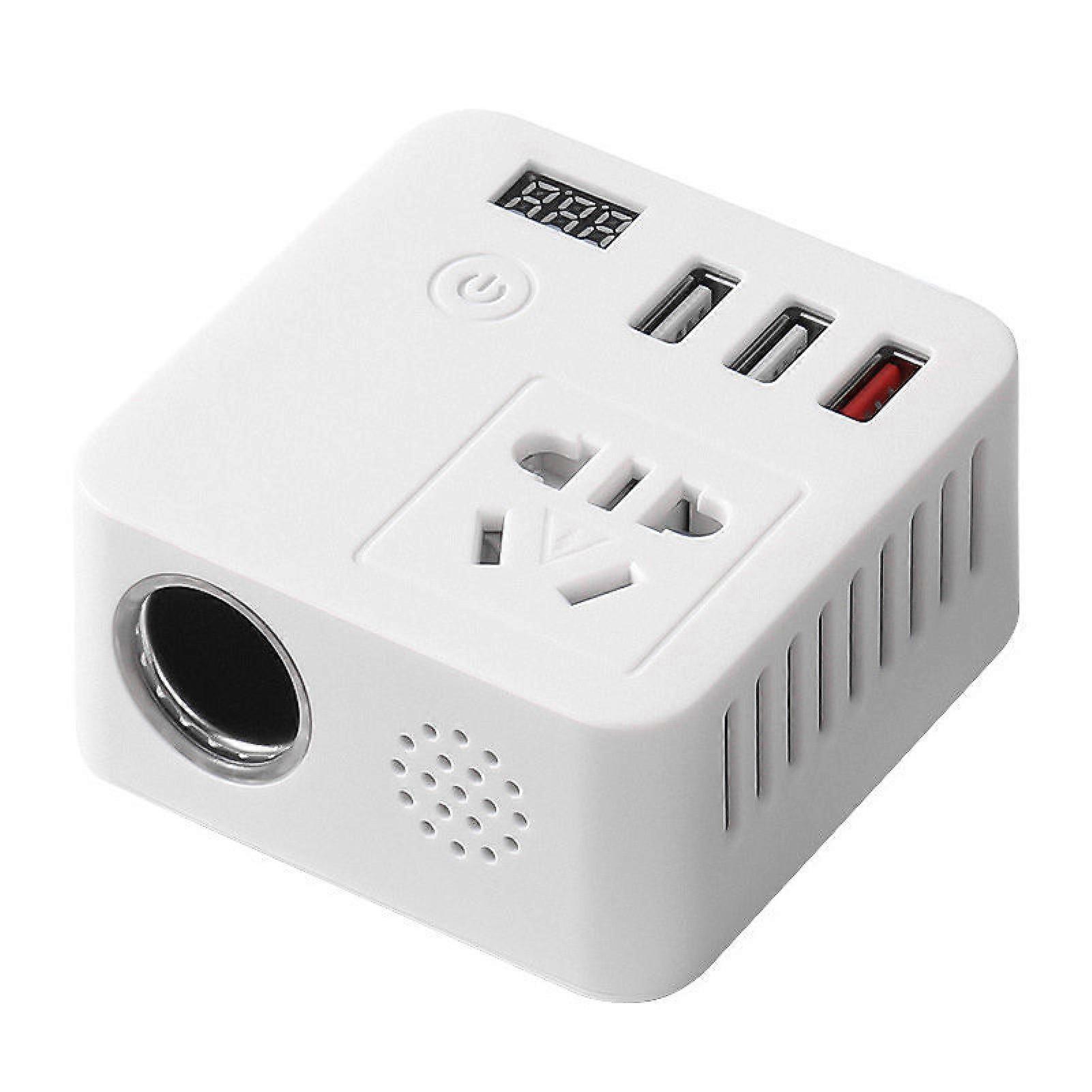 Power Inverter Multi-function Energy Saving Flame Retardant 150W 12V to 220V Vehicle Smart Converter for Phone