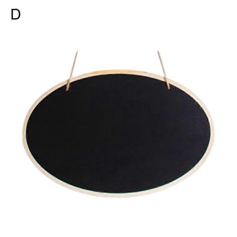 Mini Chalkboard Creative Shape Eye-catching Wood Decorative Small Chalkboard Message Notice Blackboard for Home