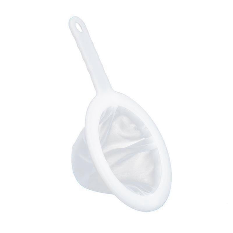 2 Pack Fine Mesh Strainers Nylon Mesh Yogurt Ultra Fine Mesh Plastic Mini Juice Honey Strainerwhite