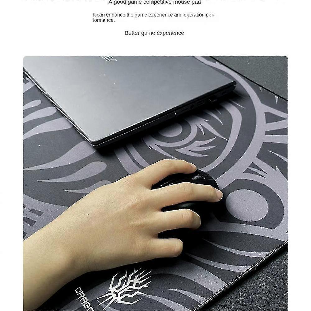 Gaming Mouse Pad, Extra Large Desk Pad, Mouse Pad With Non-slip Rubber Base, Stitched Edge, Premium-textured Mouse Pad For Game Use And Office(14.1 In