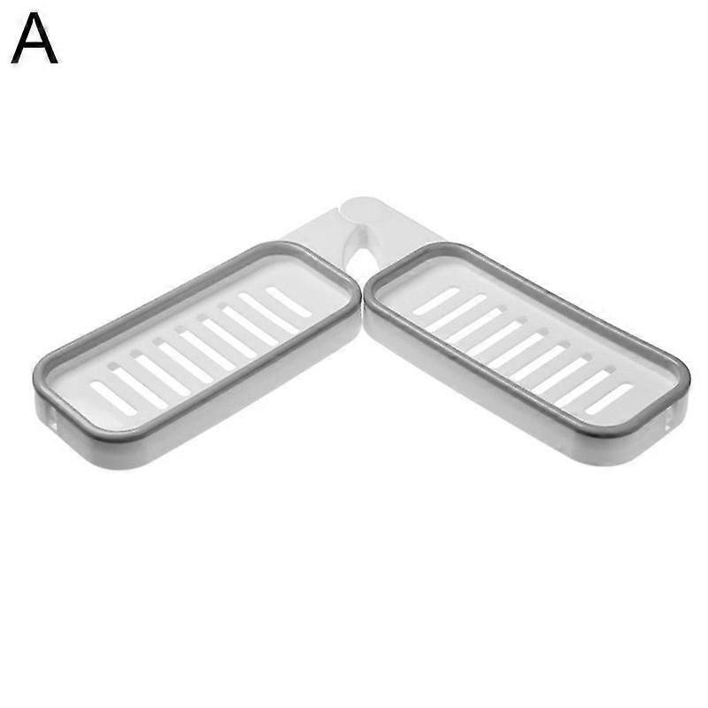 Bathrrom Storage Rack Wall-mounted Rotating Rack Oilet Bathroom Wall Corner Storage Rack Draining Storage Rack