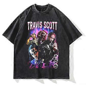 Travis Scott グラフィックTシャツ L サイス Summer Washed Men Women T Shirt TRAVIS SCOTT Graphic Printed