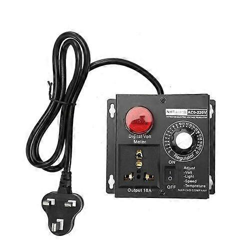 4000W 220V Variable Voltage Regulator Speed Motor Fan Control Controller