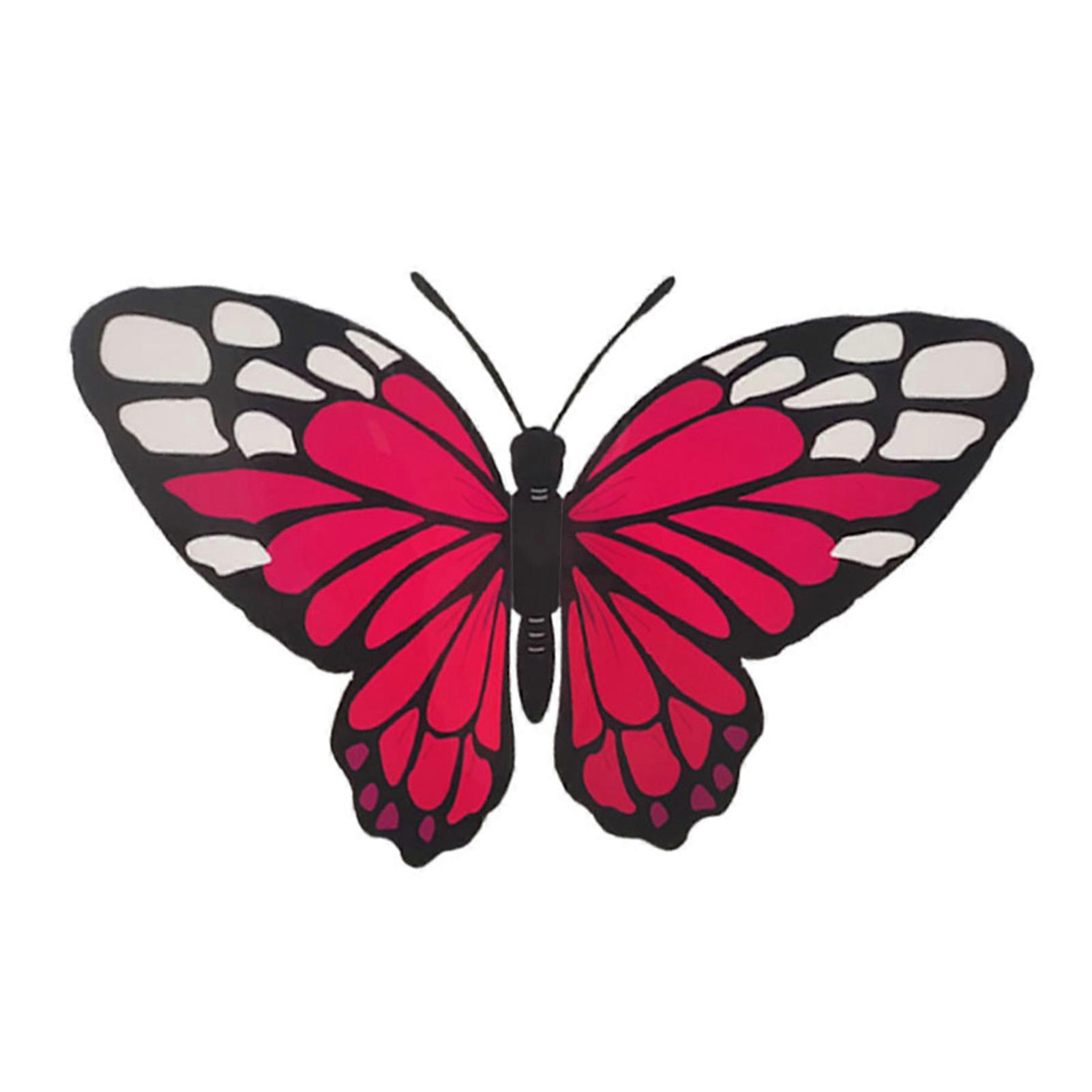 3D Butterfly Wall Sticker Attractive Delicate Colorful Large Window Murals Home Decor
