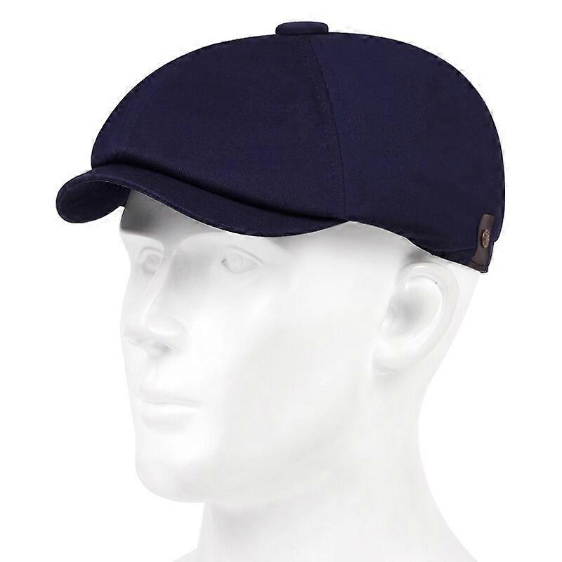 ソリッドニュースボーイキャップメンズウィメンズコットン八角形の帽子レトロペインターキャップスプリングヴィンテージ新聞キャップボーン