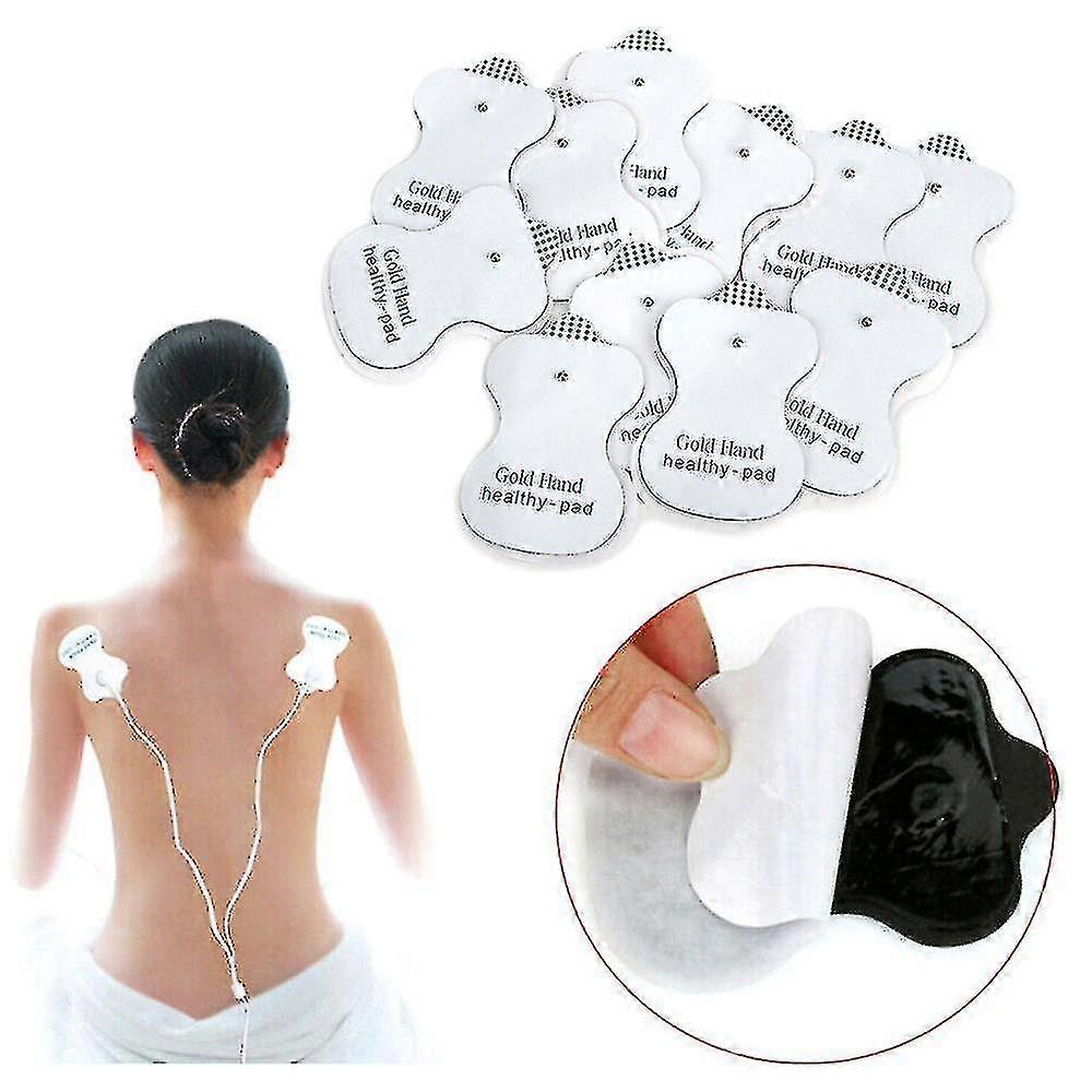 Unisex Stud Replacement Electrode Pads Compatible With Tens Machine Therapy Massagers Sets