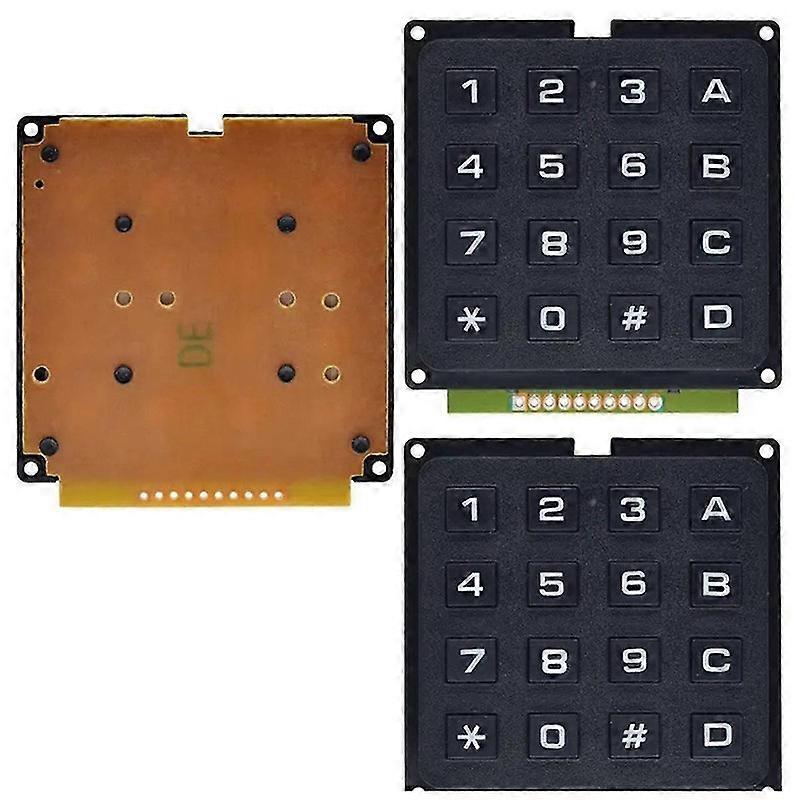 3 Pcs 16 Key Keyboard Modules Matrixes Array Modules Keyboard Lndustrial Keyboard with Industry Scanning
