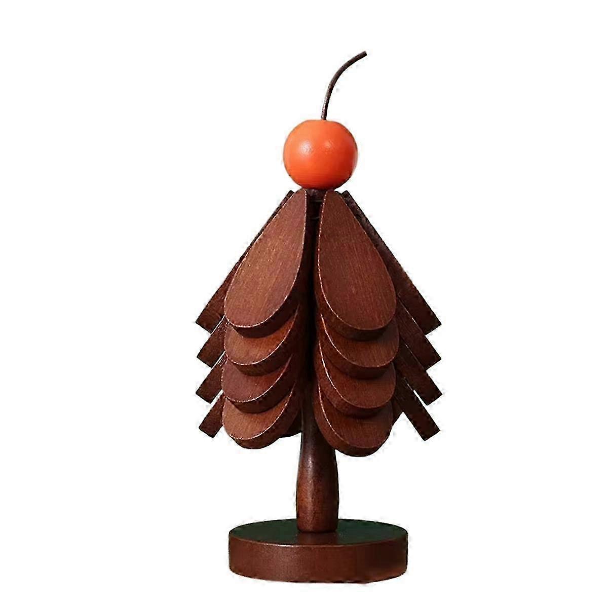 Kitchen Insulation Mat Christmas Tree Shaped Solid Wood Dining Table Anti Scalding Coasters Pot Mat