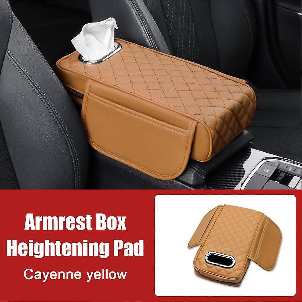 Memory Foam Auto Armsteun Kussen Armsteun Doos Verhoging Pad Tissue Box