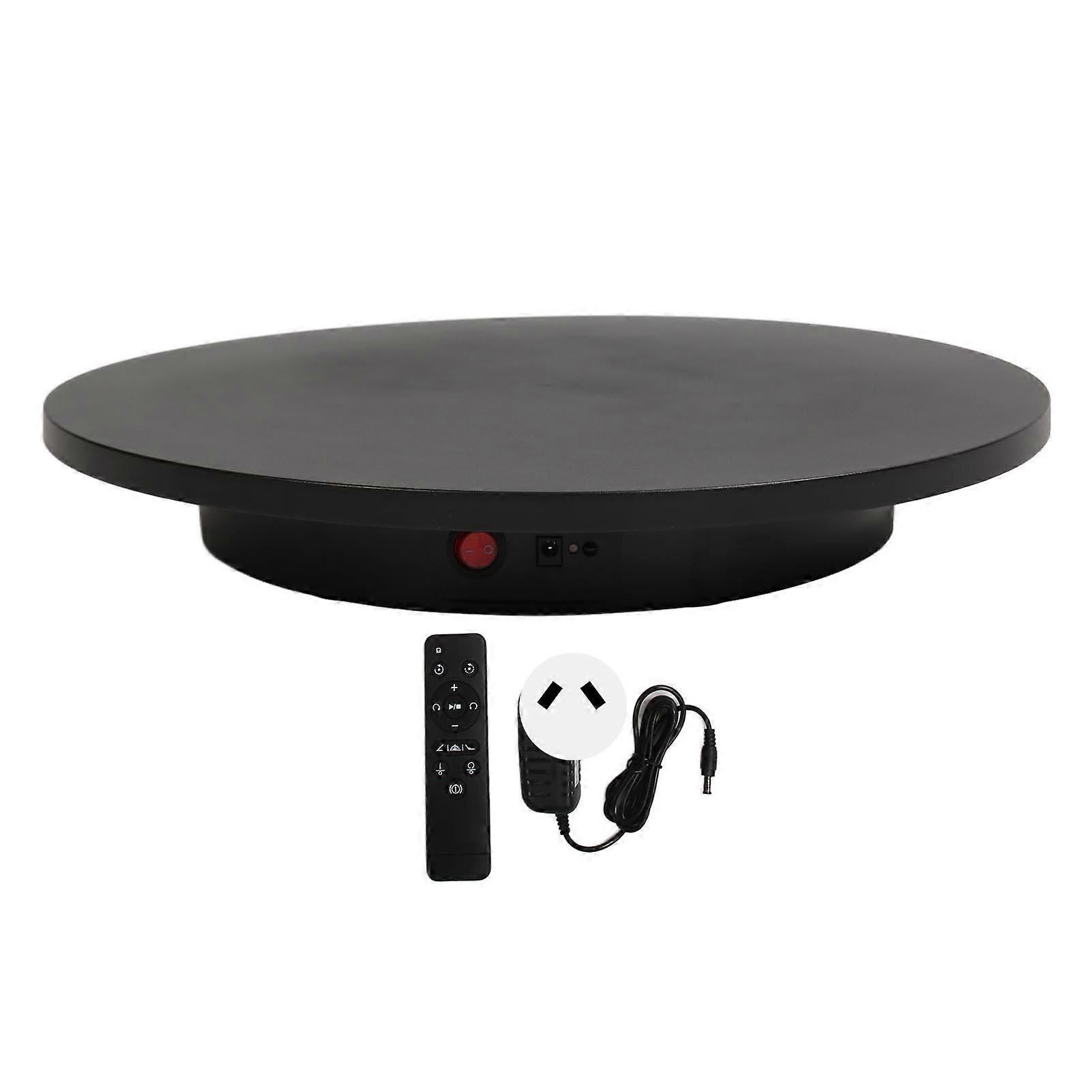 Photography Turntable with Remote Control 16.5 Inch Rotating Display Stand Motorized Turntable for 360 Degree Image Video Model Cake 100‑240V AU Plug