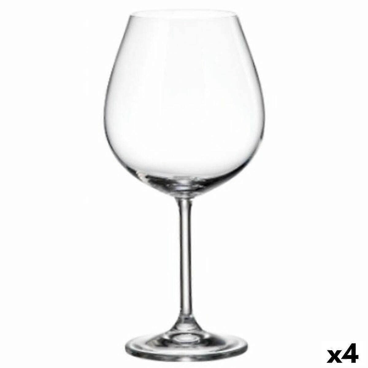 Weinglas-Set Bohemia Crystal Clara 650 ml 6-teilig (6 Stück) (4 Stück)