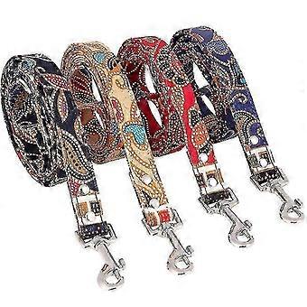 Bohemian Dog Leash Rope Cloth Walking Training Pet Leash Belt Personalized Dogs Lead Accessories Stuff For Puppy Small Dog