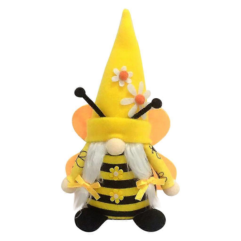 İlkbahar Paskalya Bumble Arı Gnome Tomte Nisse İsveç Elf Ev Çiftlik Evi Mutfak Dekoru Raf Katmanlı Tepsi Süslemeleri