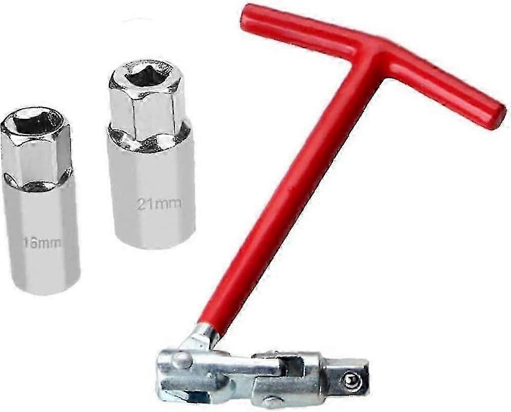 Spark Plug Socket, Spark Plug Socket Wrench For Installing And Removing Spark Plug,16mm(5/8") And 21mm (13/16") Tools Equipment1pc