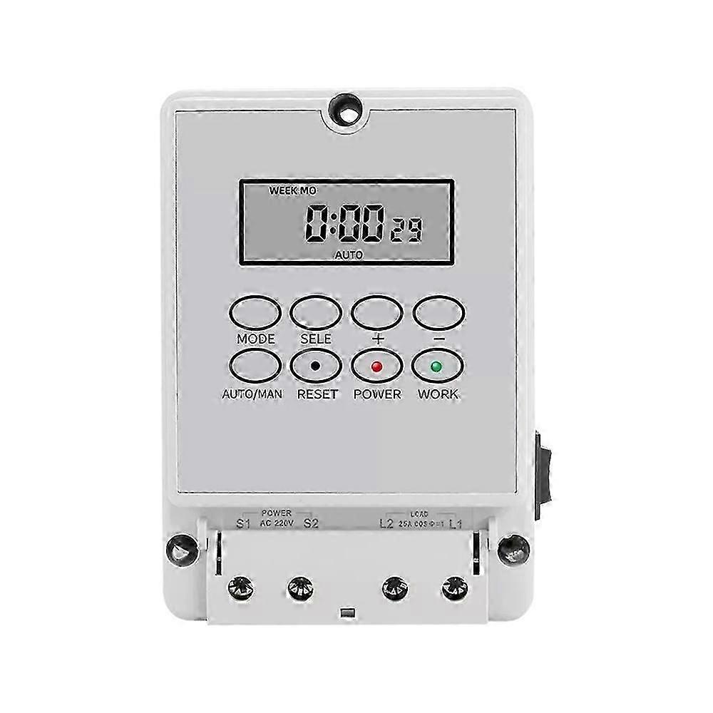Het digitale Programmeerbare 220V van de de Klokring van Microcomputer Autobel van de Tijdschakelaarmicrocomputer