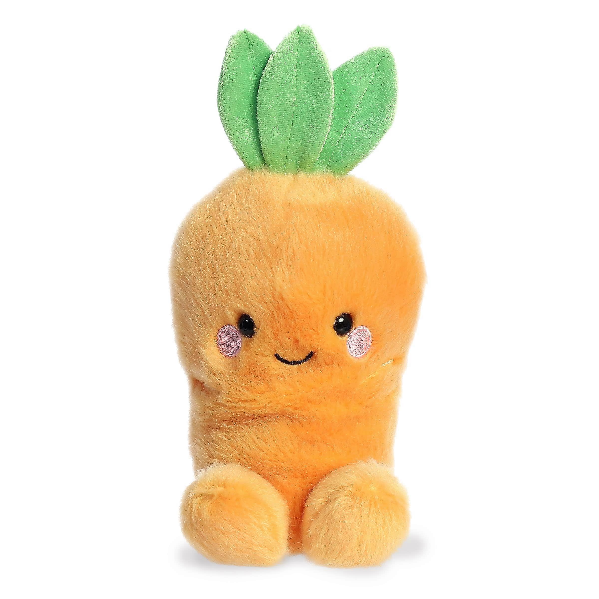 Adorable Palm Pals Carrot-Shaped Stuffed Animal for Kids - Soft, Colorful Plush Toy, Ideal for Cuddling and Playtime