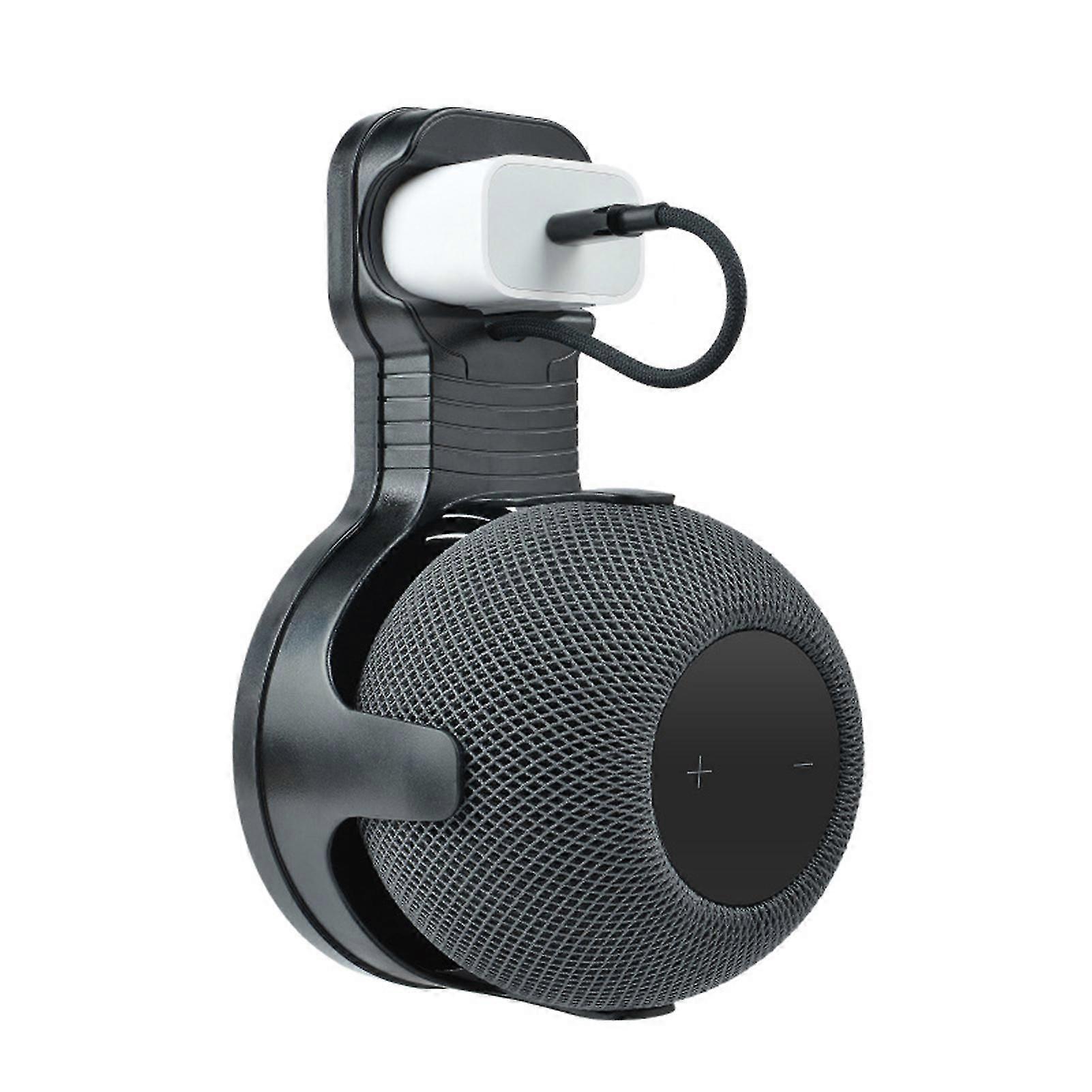 Mini Wall Mount Speaker Shelf Space Saving with Hidden Cable Management Simple Installation Speaker Stand for Homepod Mini